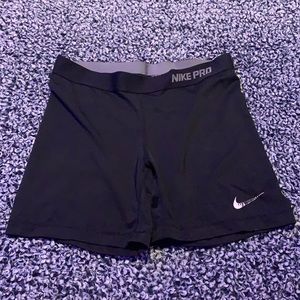 Nike Pro black shorts